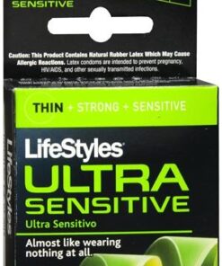 Lifestyles Condom Ultra Sensitive Lubricated 3 Pack