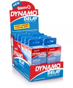 Dynamo Delay Spray 12 Pack Point of Purchase Box