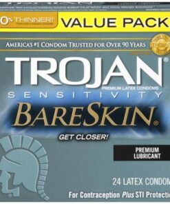 Trojan Sensitivity Bareskin Lubricated