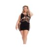 Pink Lipstick Dynamite Diva Dress Black Qn