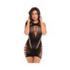 Back 2 Basixxx High Neck Dress Black O/S