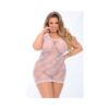 Festival Flirt Net Dress White Qn