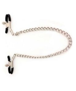 M2M Nipple Clamps Small Plier Chrome With Chain