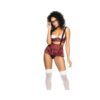 4 Pc School Girl Underwire Top