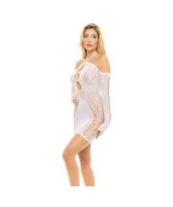 Pink Lipstick Animal Inside Dress White O/s