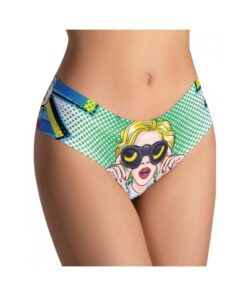 =mememe Comics Curious Girl Printed Slip Md