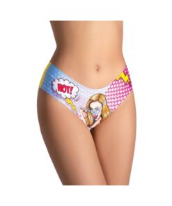 =mememe Comics Hot Girl Printed Slip Xl