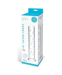 Glas Extra-large Glass Dildo 10 In.