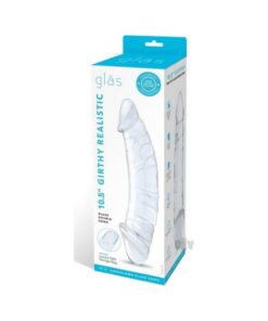 Glas Girthy Realistic Glass Double Dong 10.5 In.