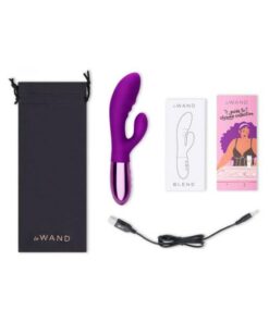 Le Wand Blend Double-motor Rabbit Rechargeable Vibrator Cherry
