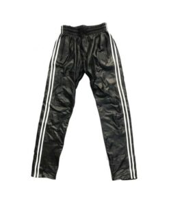 Prowler Red Leather Joggers Wht Md