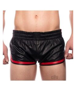 Prowler Red Leather Sport Shorts Red Xxl