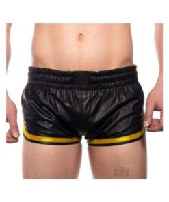 Prowler Red Leather Sport Shorts Yellxxl