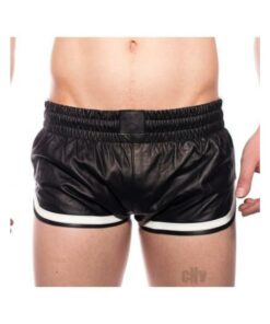 Prowler Red Leather Sport Shorts Whtxxxl