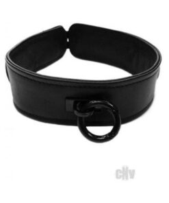 Leather Collar Black