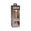 King Cock Elite Silicone Dual-density Cock 6 In. Light
