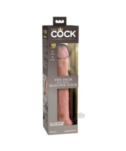 King Cock Elite Silicone Dual-density Cock 10 In. Light