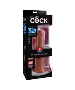 King Cock Plus 8 In. Triple Density Cock Brown