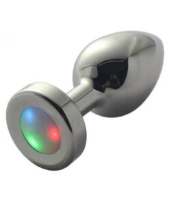 Ple'sur 3-setting Led Light-up Metal Anal Plug Small