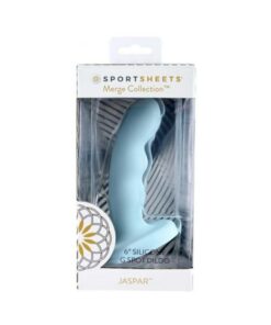 Merge Jaspar 6 In. Suction Cup G-spot Dildo Aqua