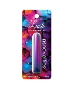Lush Nightshade Rechargeable Bullet Vibrator - Multicolor