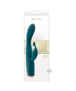 Luxe Skye Rechargeable Dual Stimulator - Green
