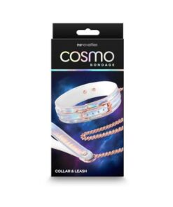 Cosmo Bondage Collar/leash Rainbow
