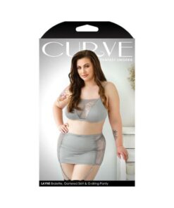 Curve Layne Lace Panel Bralette