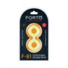 Forto F-81: Double Ring Liquid Silicone 44 Mm Glow-in-the-dark