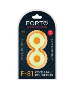 Forto F-81: Double Ring Liquid Silicone 44 Mm Glow-in-the-dark
