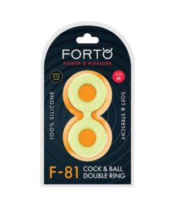 Forto F-81: Double Ring Liquid Silicone 47 Mm Glow-in-the-dark