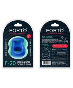 Forto F-20: Balls Stretcher Liquid Silicone 50/67 Blue
