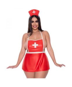 Magic Silk Dress Up Sexual Healing Costume Red Queen Size