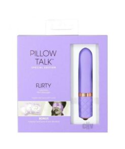 Pillow Talk Special Edition Flirty Mini Massager With Swarovski Crystal Purple