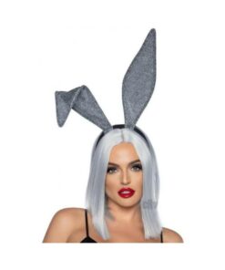 Glitter Bunny Ears O/s Silver