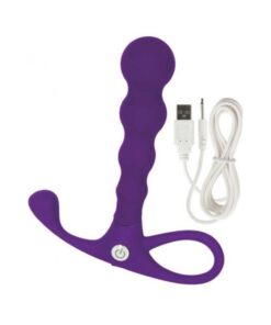 Embrace Beaded Anal Probe Purple