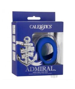 Admiral Cock And Ball Dual Ring Blue