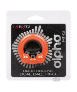 Alpha Liquid Silicone Dual Ball Ring Orn