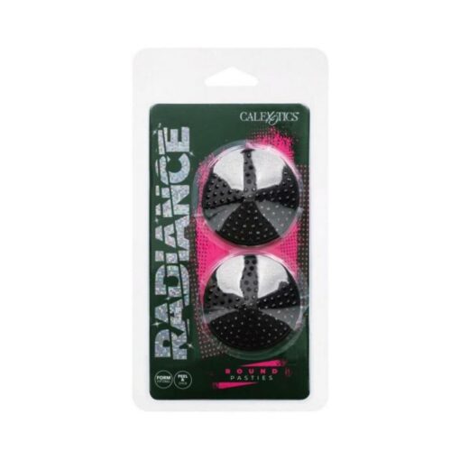Radiance Round Pasties Black