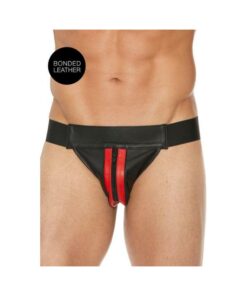 Ouch Jock Front Zip Red S/M