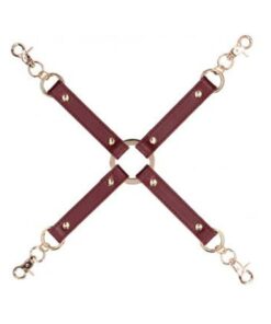 Ouch Halo Hogtie Connector Burgundy