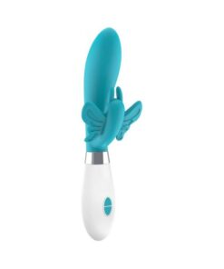 Luna Neon Alexios Ultra-soft Silicone Dual Stimulator Turquoise