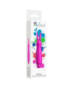 Luminous Sofia Abs Bullet With Silicone Sleeve 10 Speeds Fuchsia