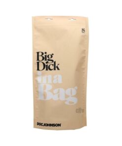 In A Bag Big Dick 8in Clear