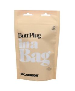 In A Bag Anal Plug 4in Black
