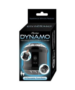 Dynamo Vibrating Masturbator Cup-black