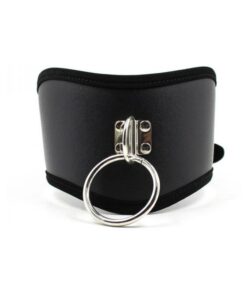 Ple'sur Pvc Adjustable Posture Collar With O-ring Black