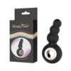 Gender Fluid Quiver Anal Ring Bead Vibe - Black