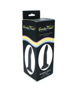 Gender Fluid Enthrall Strap-on Dildo Silicone 7.8 In. Black