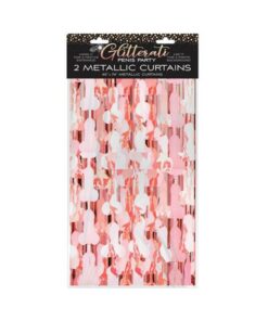 Glitterati Penis Foil Curtain Set Of 2